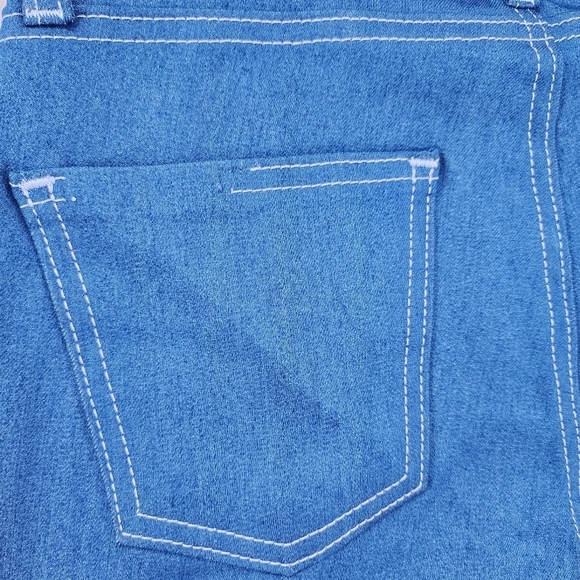 Blue Delta Women's Betty Aadnesen Custom Made Postman Blue Denim Jean - Picture 6 of 6